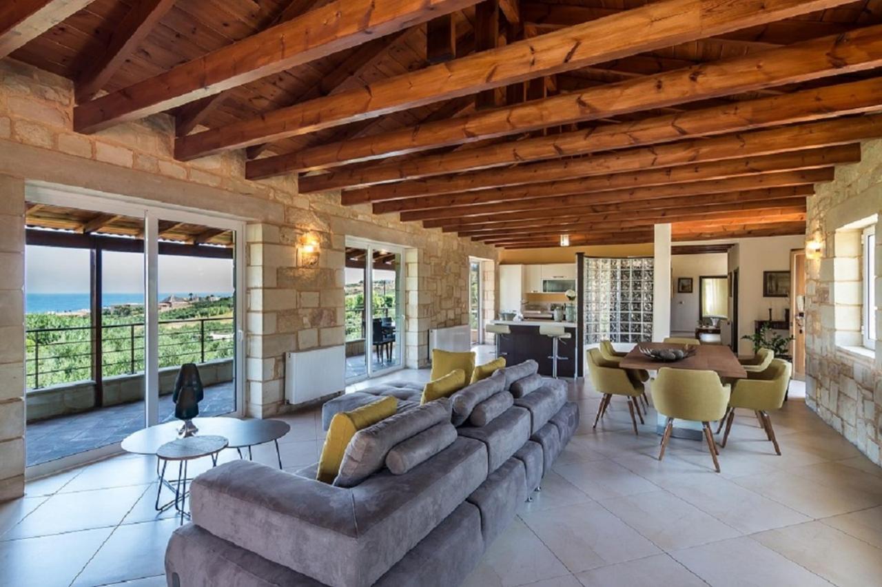 Villa Chara Chania Agia Marina  Ngoại thất bức ảnh